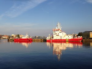 Impressionen aus Wilhelmshaven - Blick auf die Wiesbadenbrücke